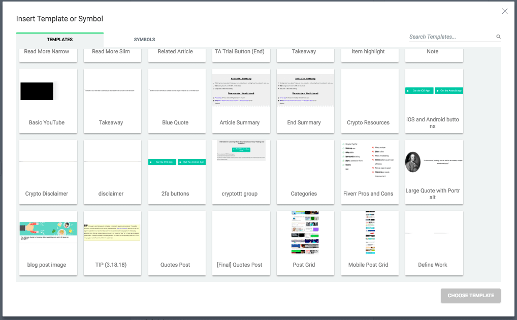 Thrive Architect Templates