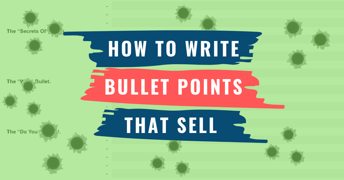 How to Write Bullet Points That Sell Like Crazy: [Free Bullet Point ...