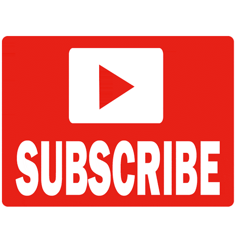 Square Subscribe Button PNG