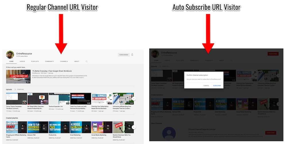 Free Youtube Auto Subscribe Link Generator Create A Youtube Auto Subscribe Link In 5 Seconds