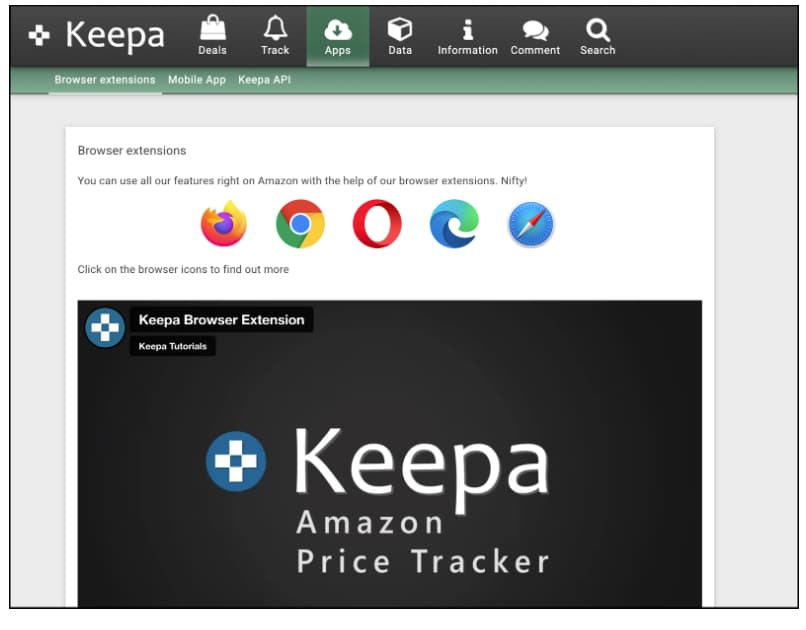 Keepa Apps