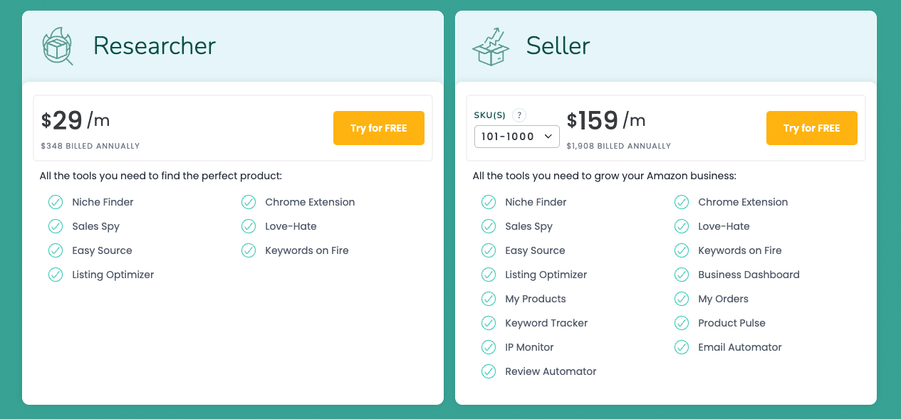 ZonGuru Pricing ZonGuru Pricing