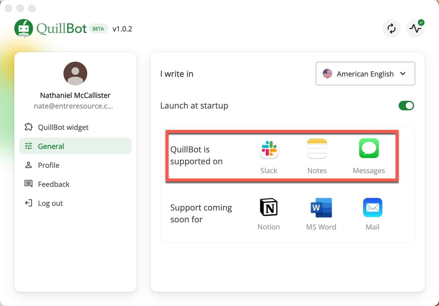 Quillbot MacOS App