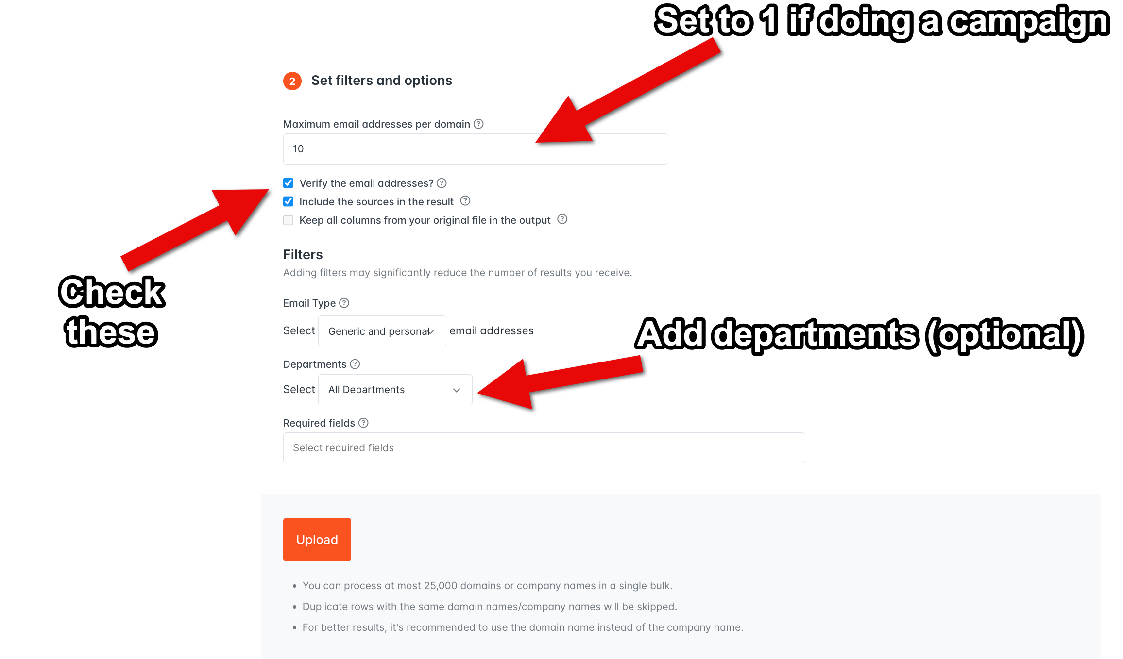 Hunter.io Email Upload Hunter.io Email Upload